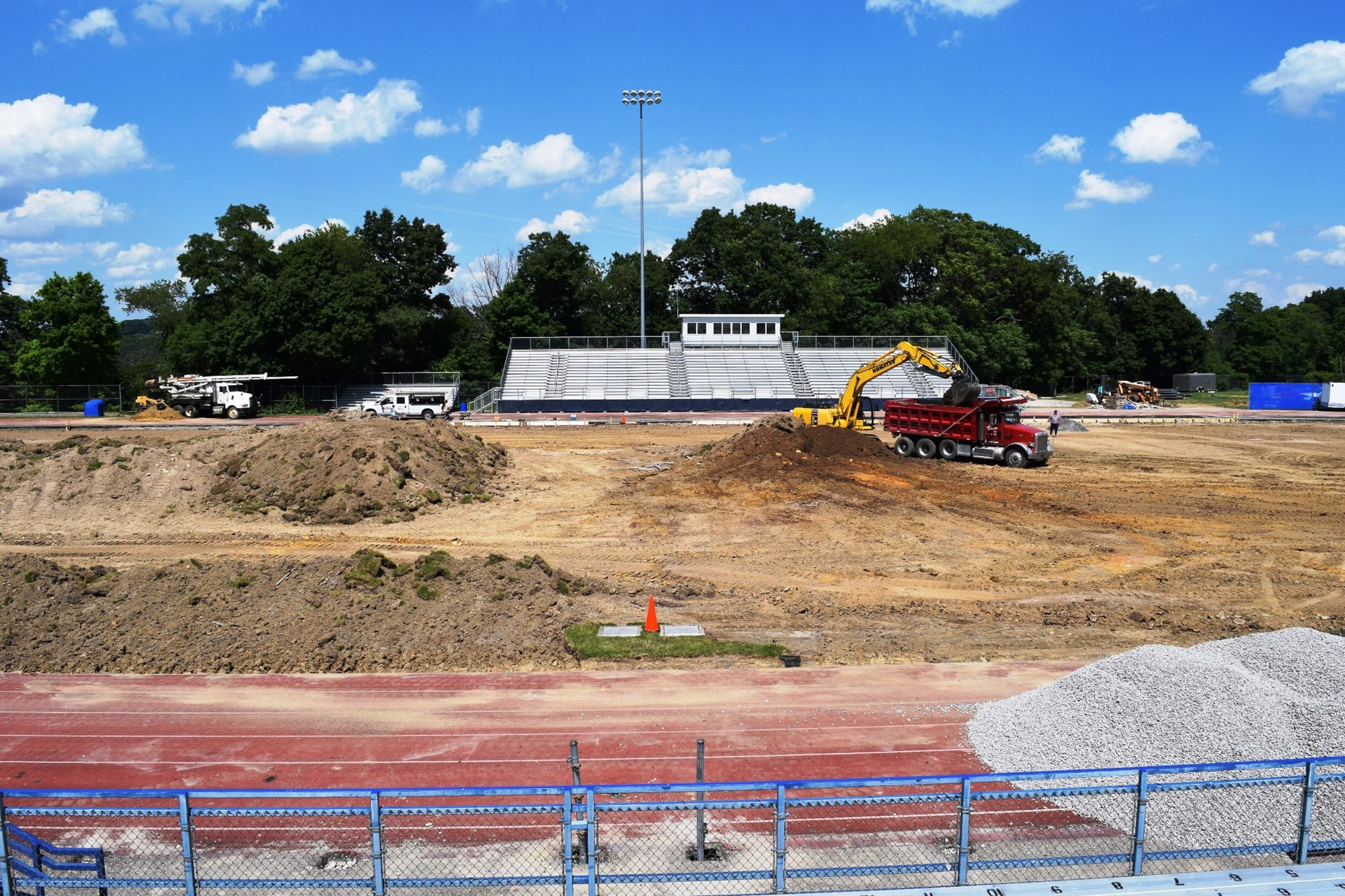 Titan Stadium construction site work: June 2016
