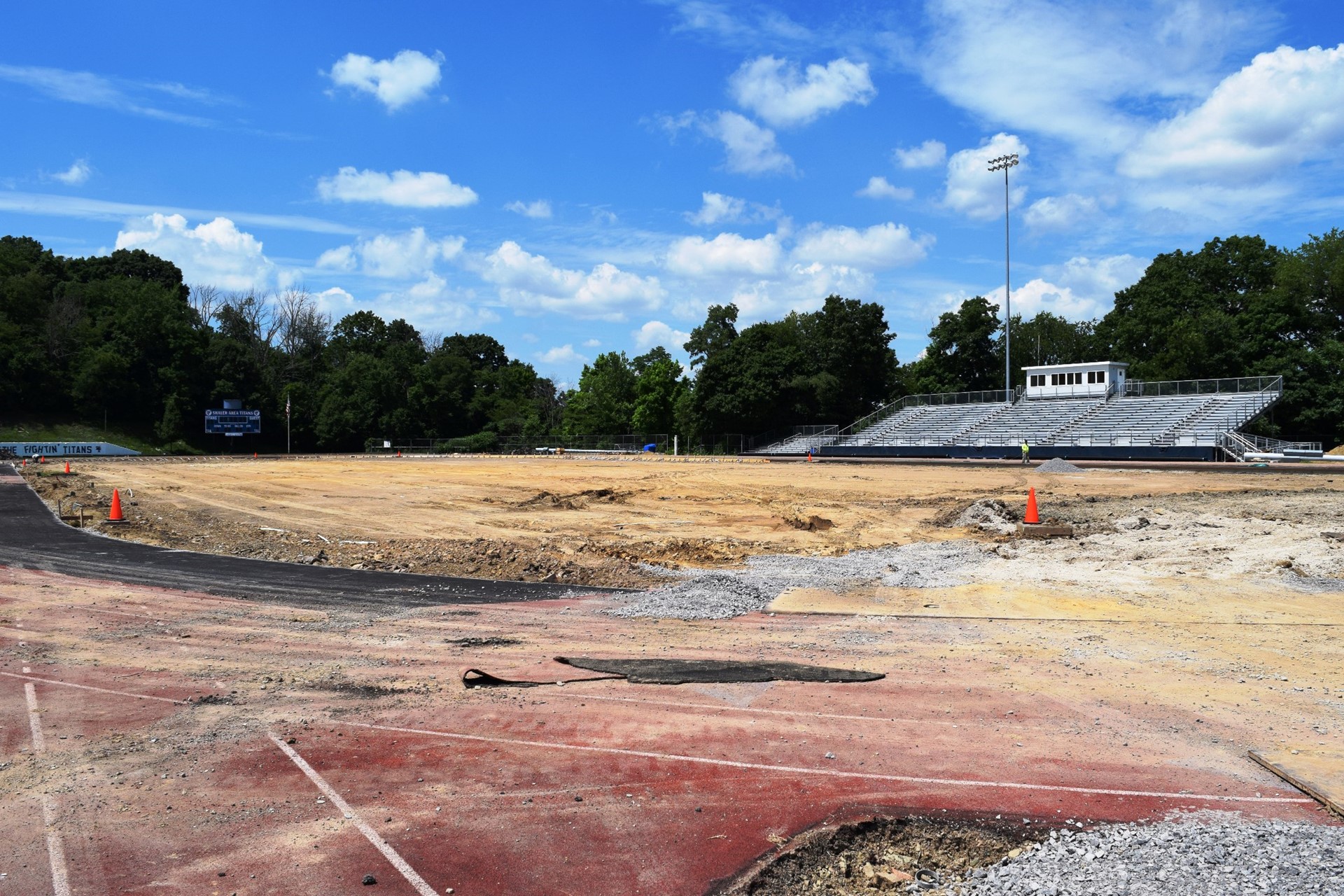 Titan Stadium construction site work: June 2016