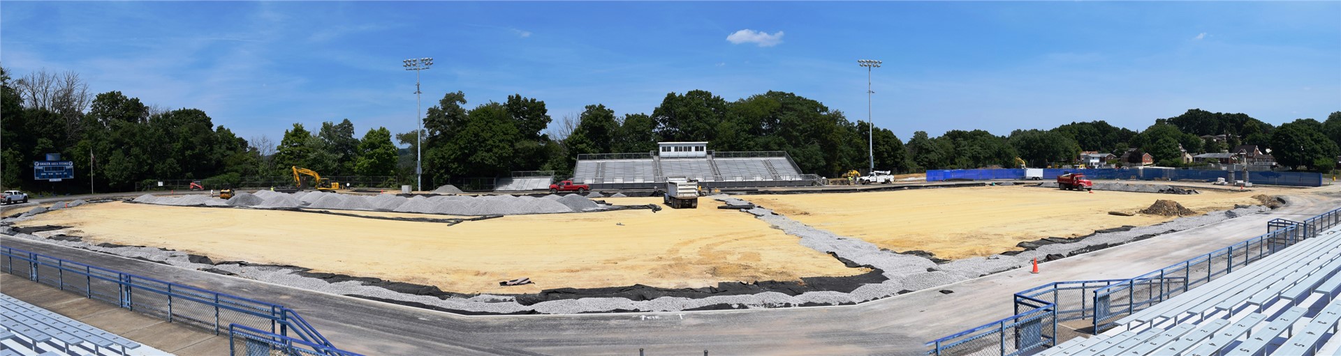 Titan Stadium construction site work: July 2016