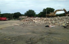 Rogers Primary School demolition: August 2016