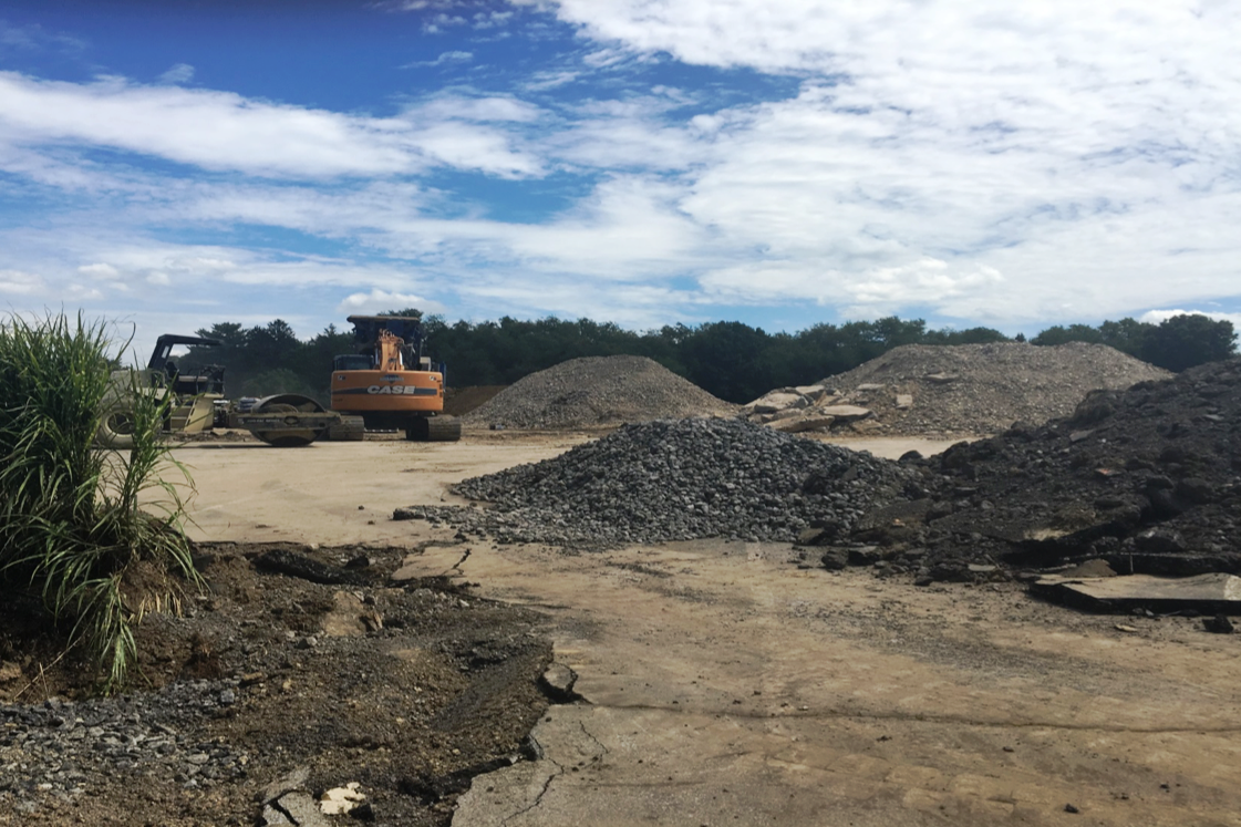 New school site excavation: August 2016