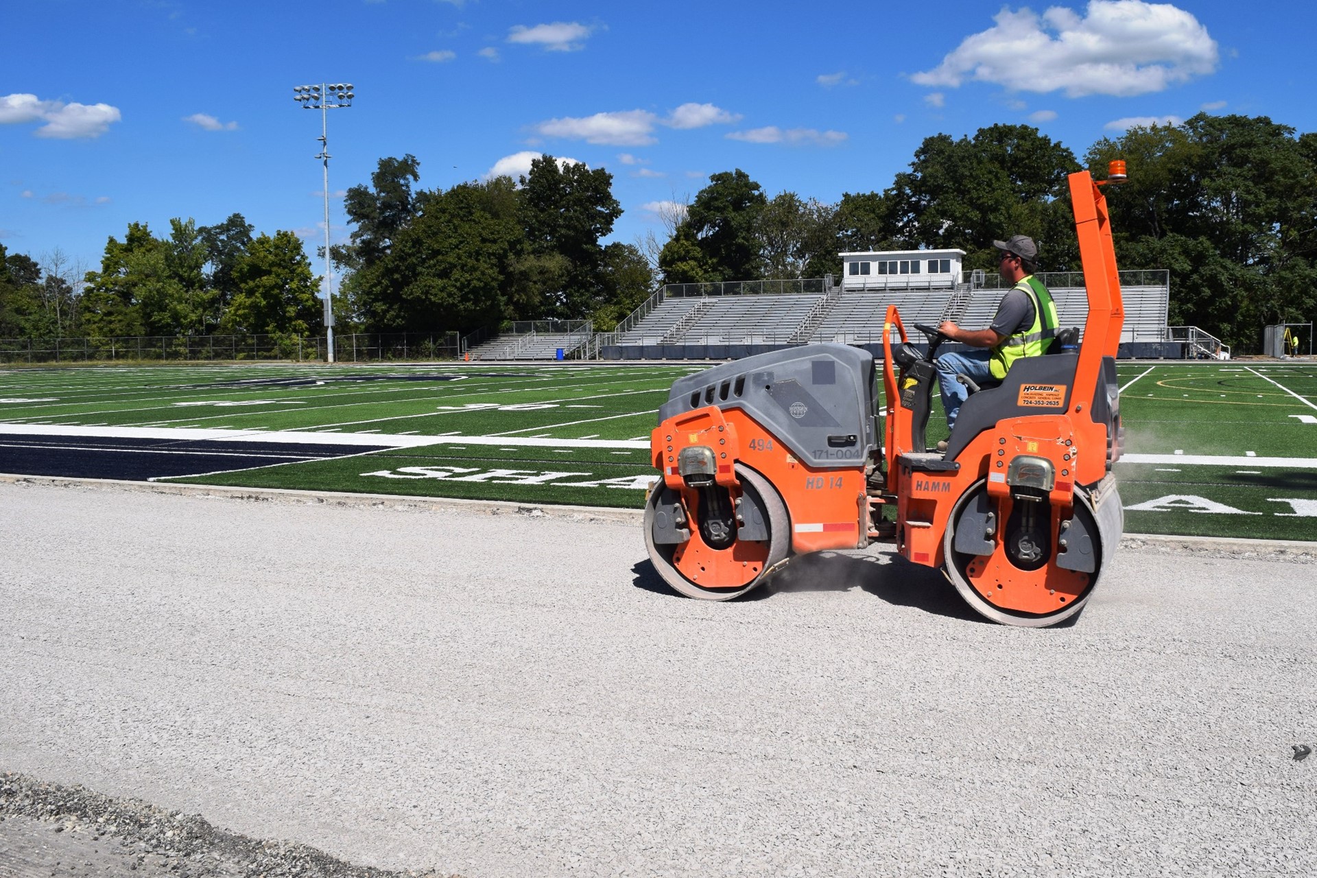 Titan Stadium construction site work: September 2016