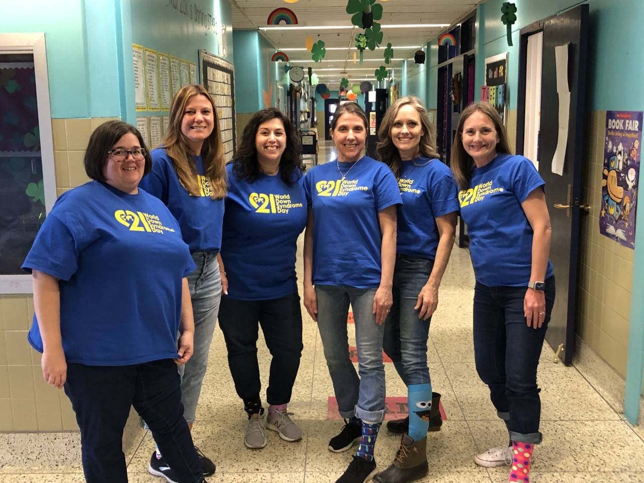 Marzolf teachers support World Down Syndrome Day