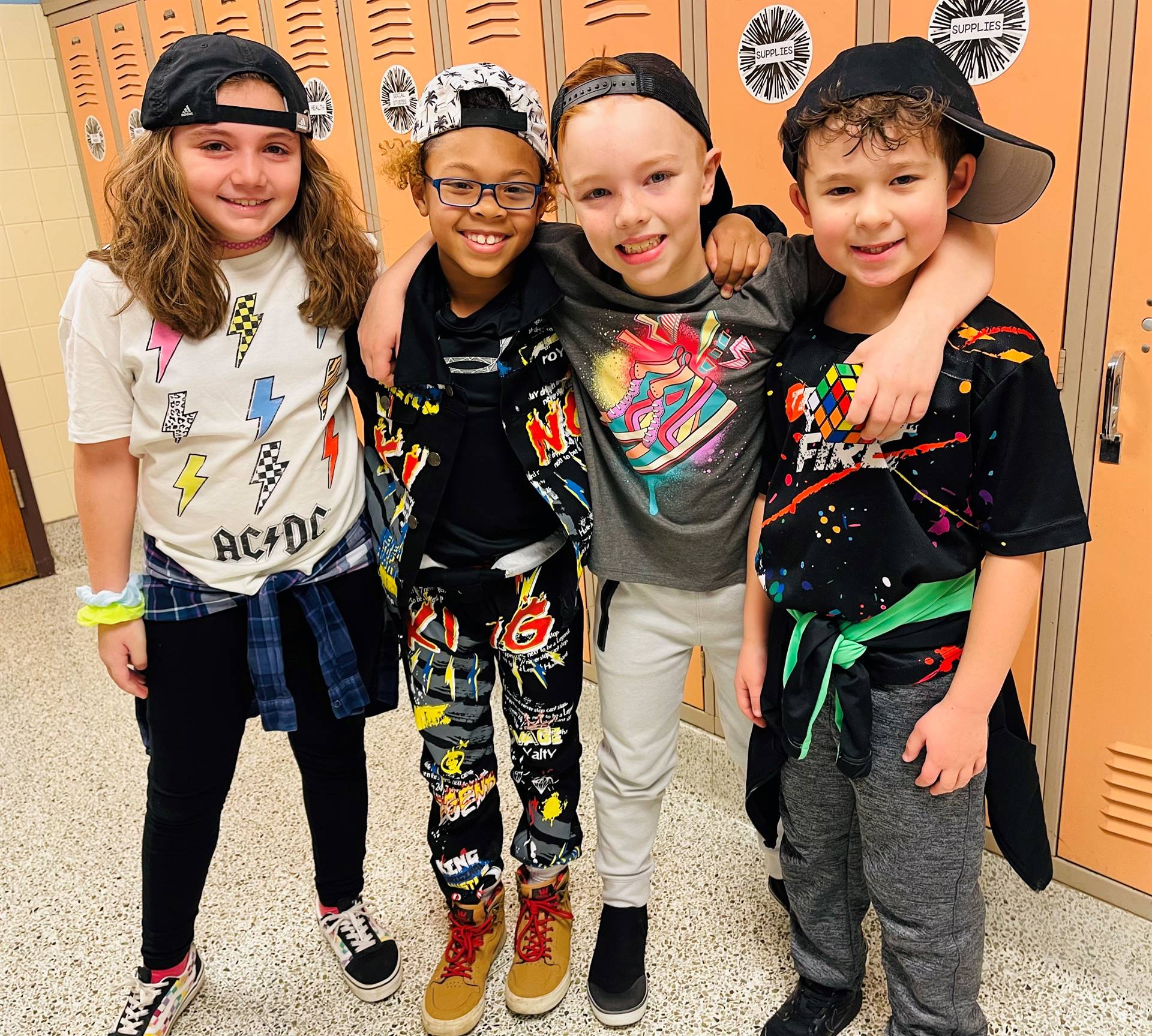 3rd Grade went "retro" for the 90th day of school