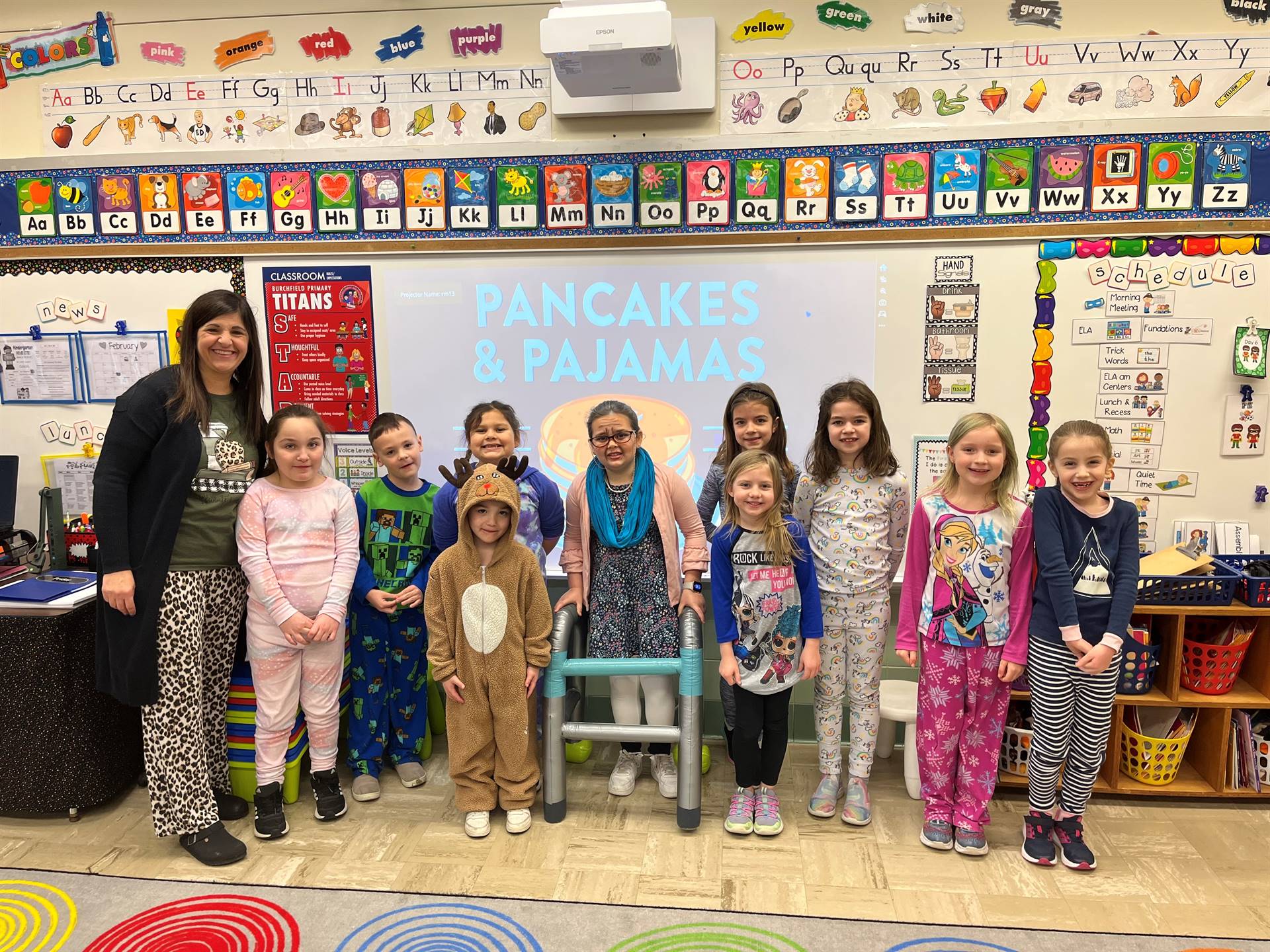 PJs and Pancakes with Mrs. Bork