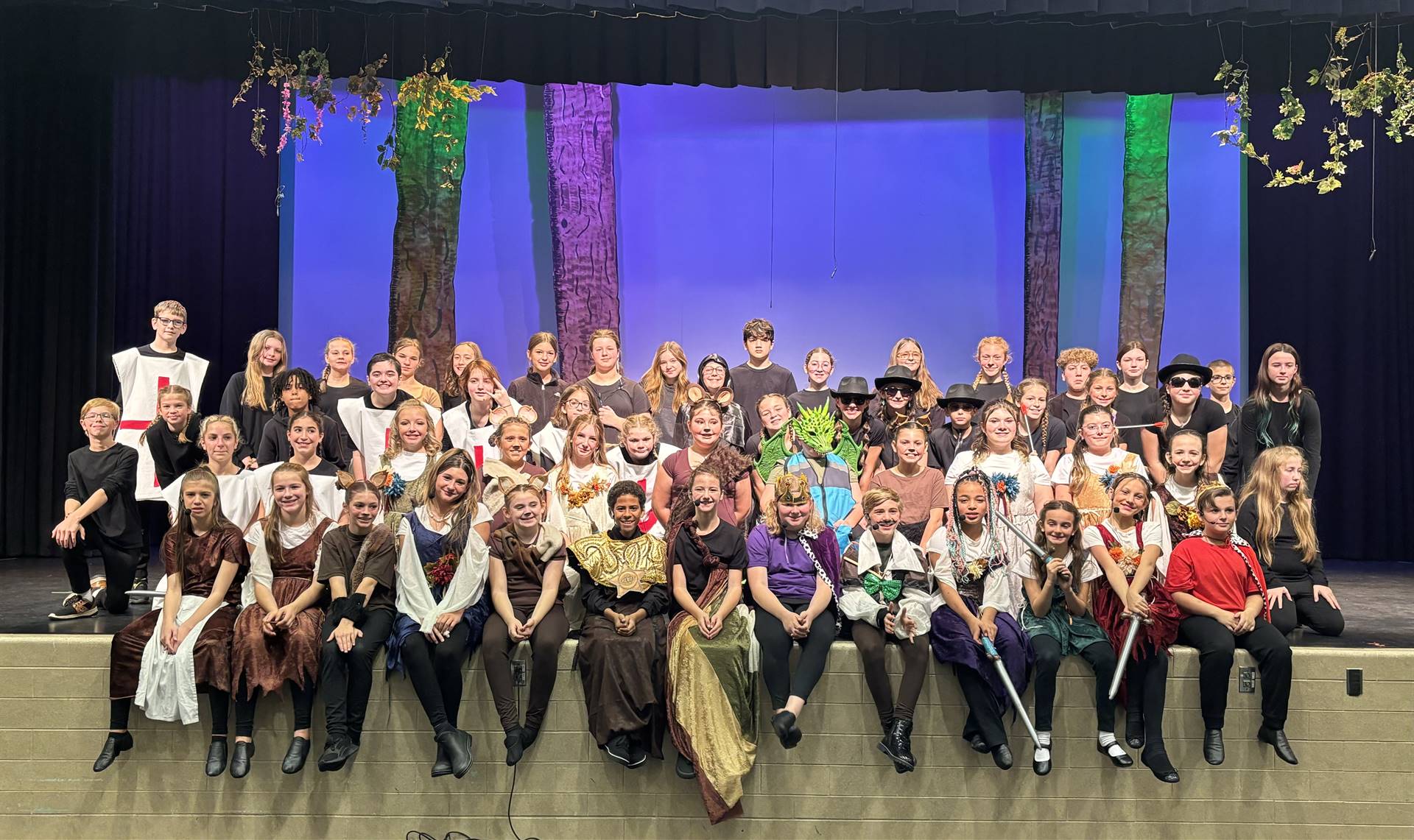 6th grade cast for fall musical