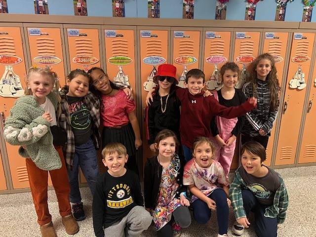 3rd grade is celebrating the 90's.  The 90th day of school.
